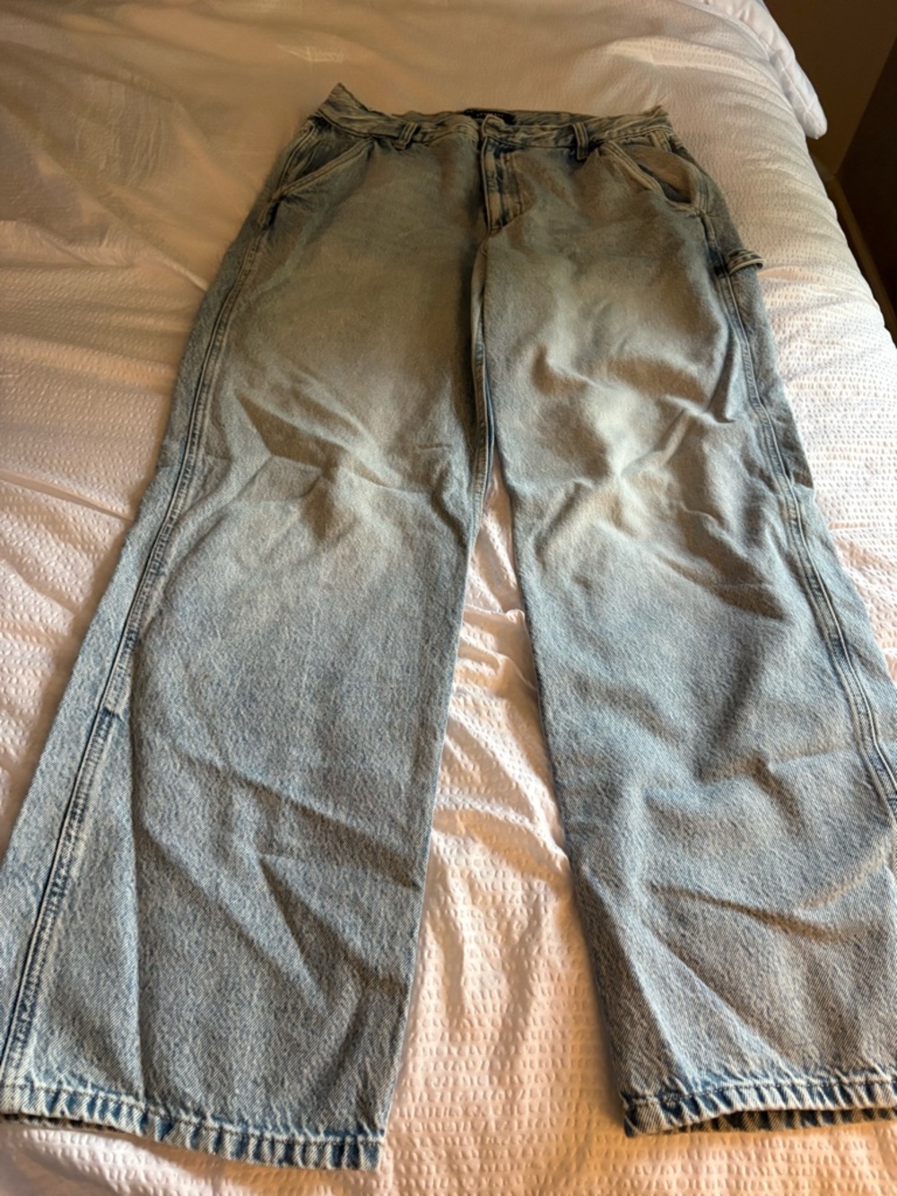 Aeropostale Light Blue Wide Leg Jeans